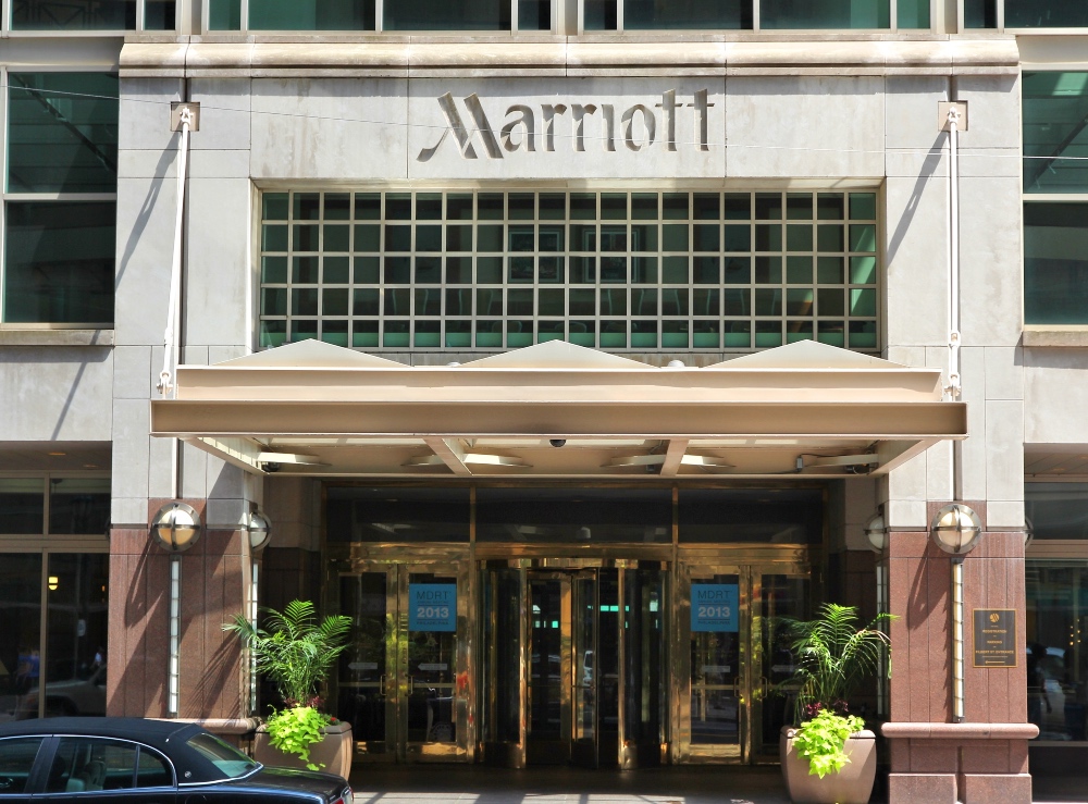 Marriott Philadelphia Downtown Hotel Entrance