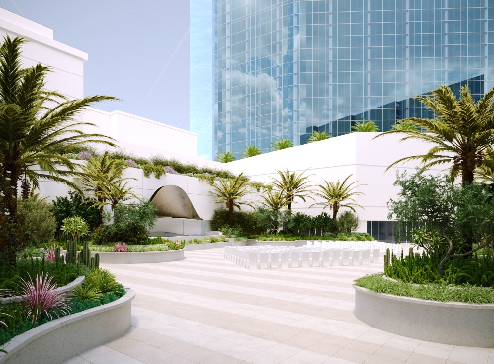 Fontainebleau Las Vegas Hospitality Garden Rendering, 2023