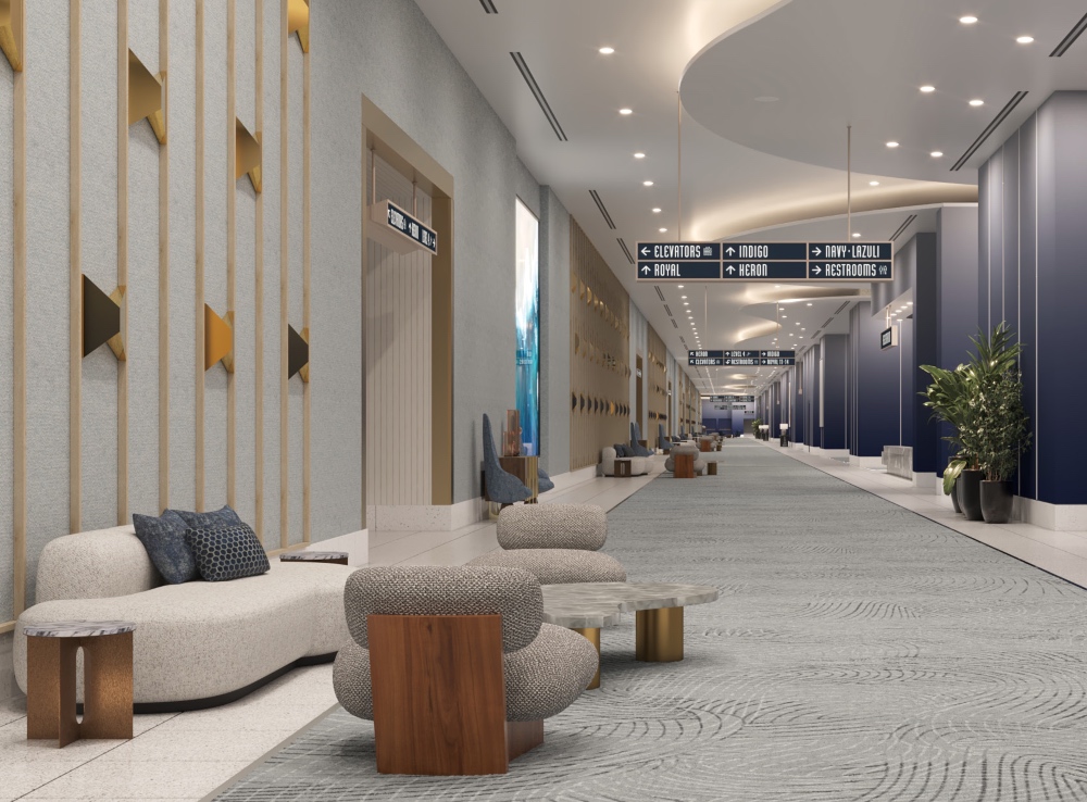 Fontainebleau Las Vegas Pre-function Space Rendering, 2023