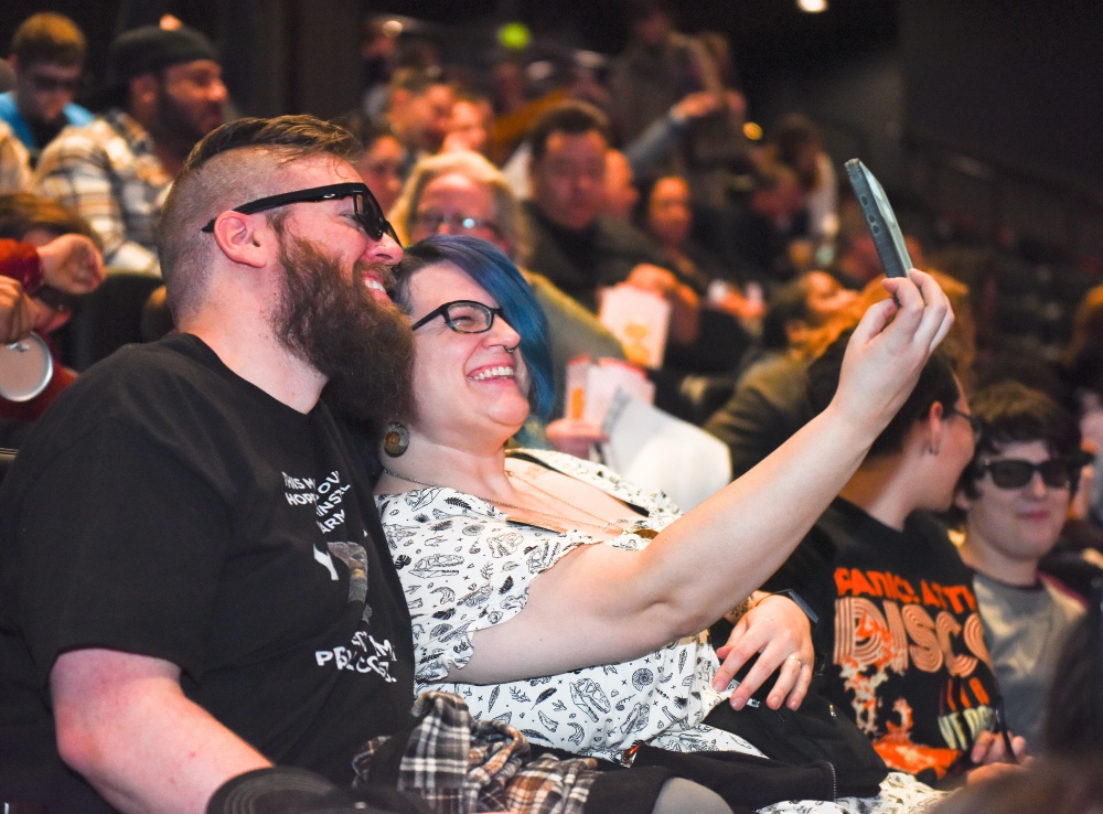 Denver Museum of Nature and Science Infinity Theater crowd, February 2023