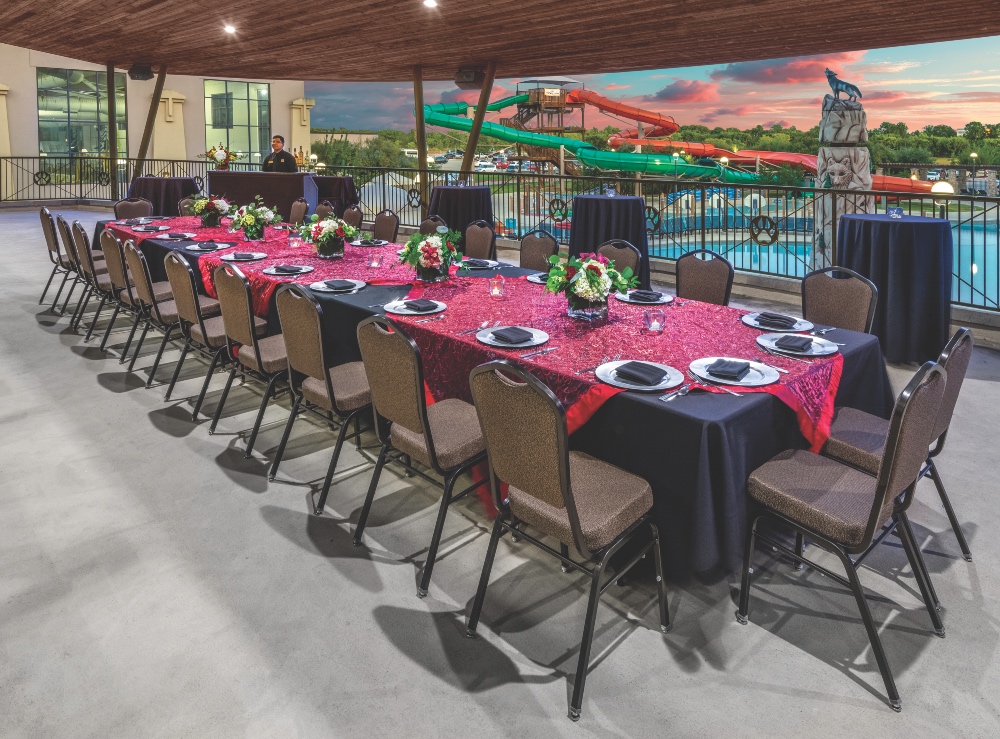 Private dining space at Great Wolf Lodge in Grapevine. June 23, 2023