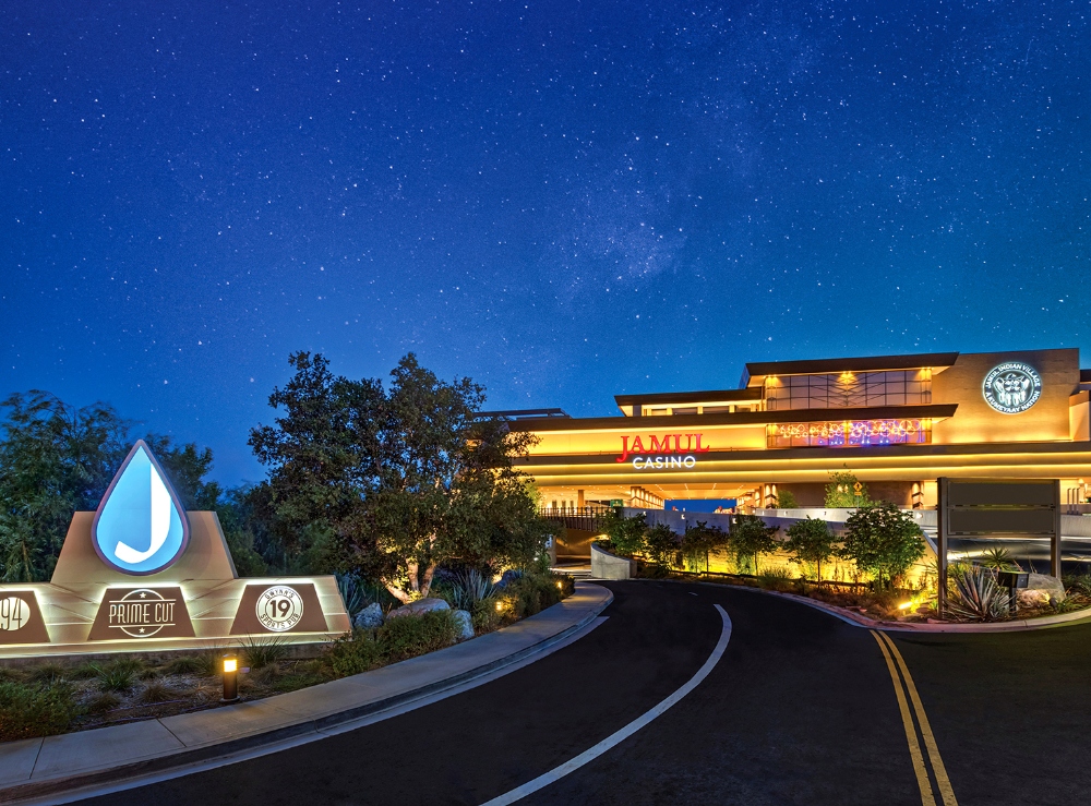 Exterior of Jamul Casino in San Diego. August 24, 2023