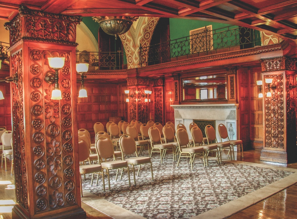 1.2.24 Elegant courtroom meeting space at the Landmark Center, St. Paul, Minnesota