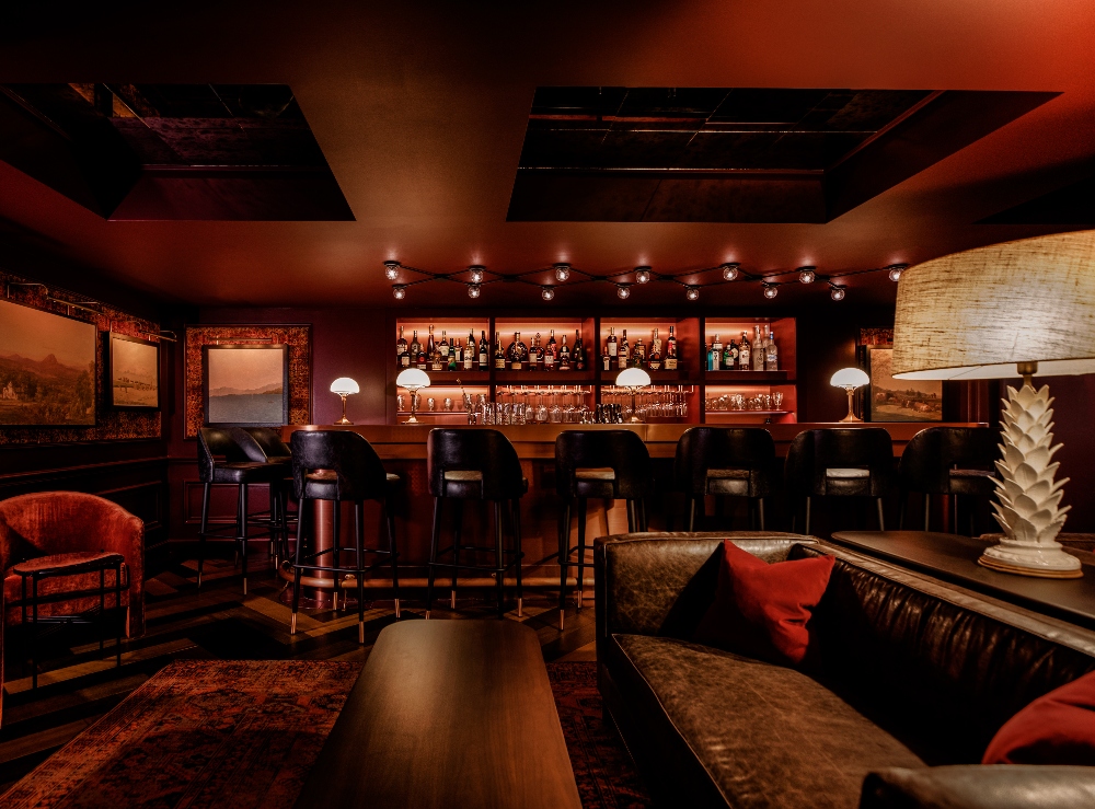 Founders Club bar at Fairmont Olympic Hotel. Jan. 22, 2024