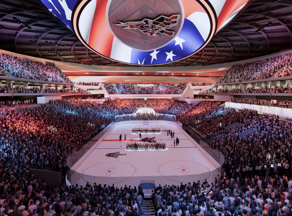 4.15.24 Rendering of proposed new arena for Phoenix Coyotes