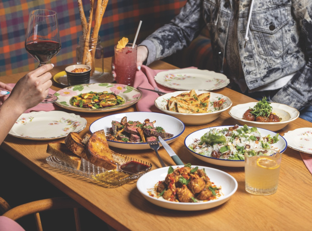 Group fare at Agnes Restaurant & Cheesery