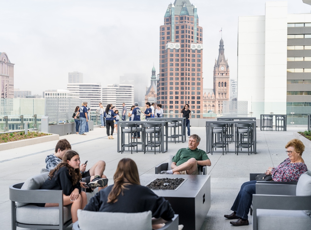 The Baird Sky View Terrace at Baird Center. May 15, 2024