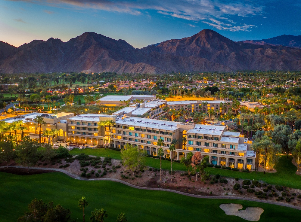 Aerial view of Grand Hyatt Indian Wells Resort & Villas in Indian Wells. September 26, 2024