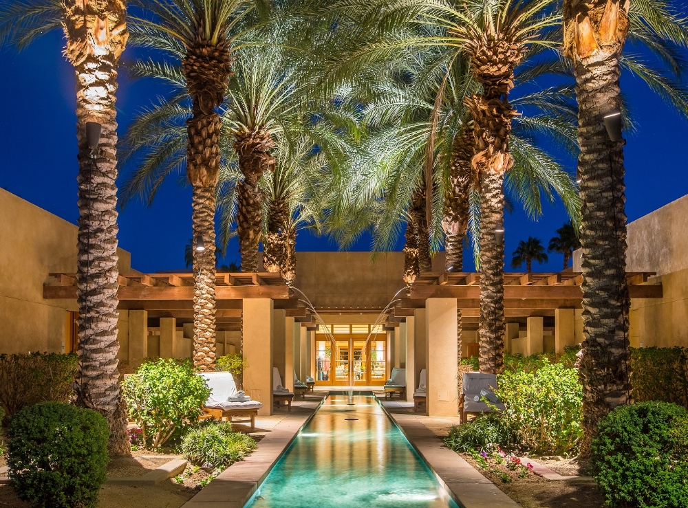 Reflection pool at Agua Serena Spa. September 26, 2024