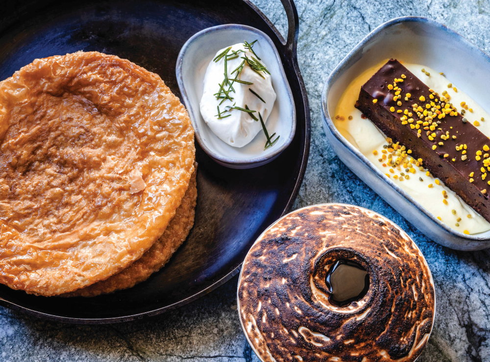 Desserts and pastries from The Anchovy Bar in San Francisco