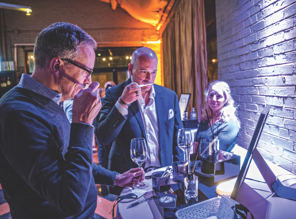 A build-your-own scent station at Bespoke’s Experience Appreciation event for top clients . Bespoke’s Experience  is a one-stop shop.