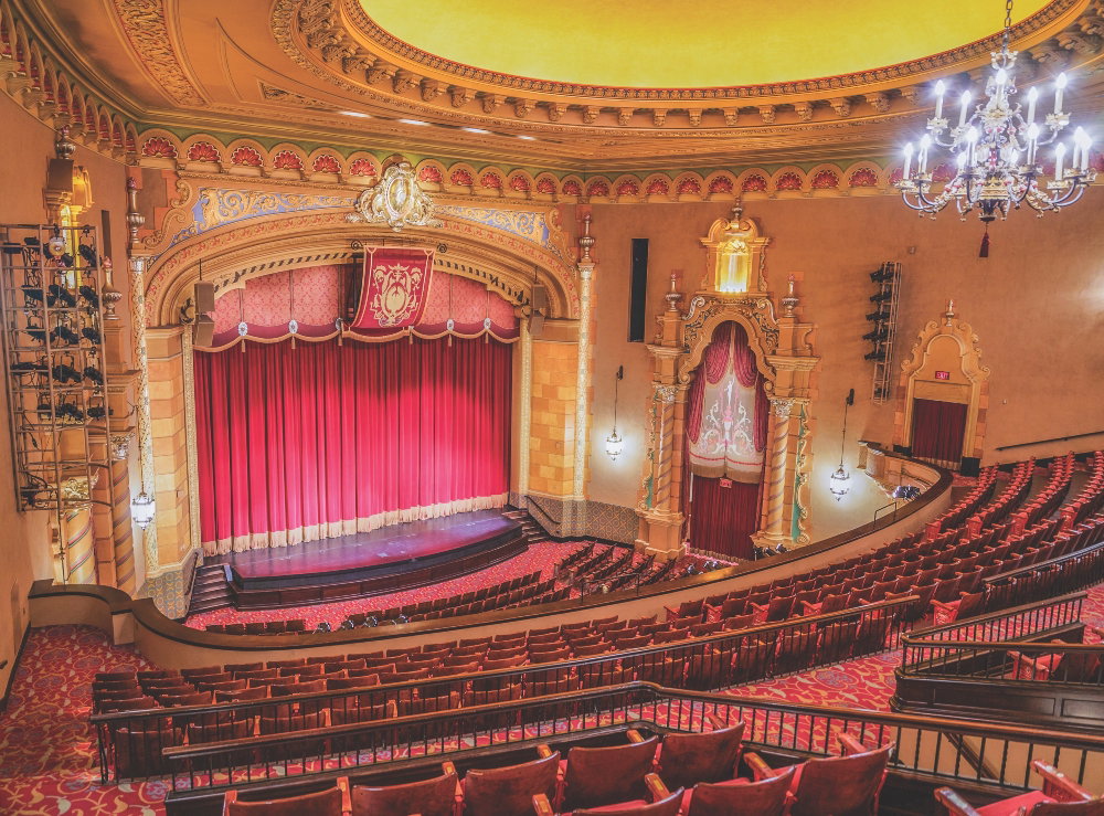Frauenthal Center auditorium and stage