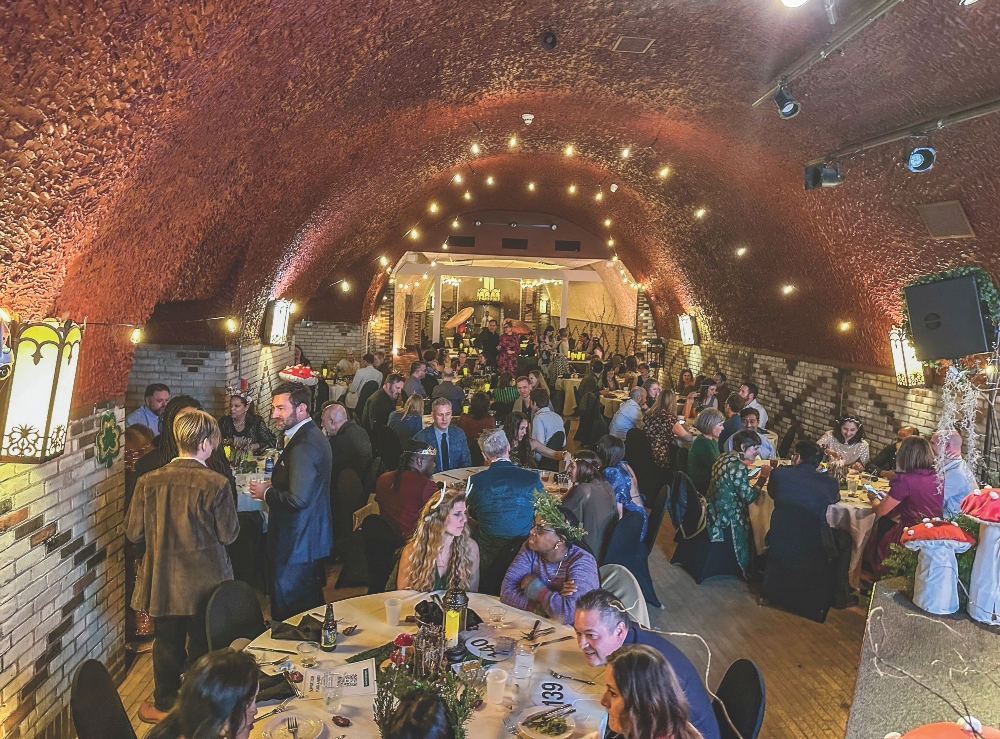 Gathering at St. Paul’s Wabasha Street Caves