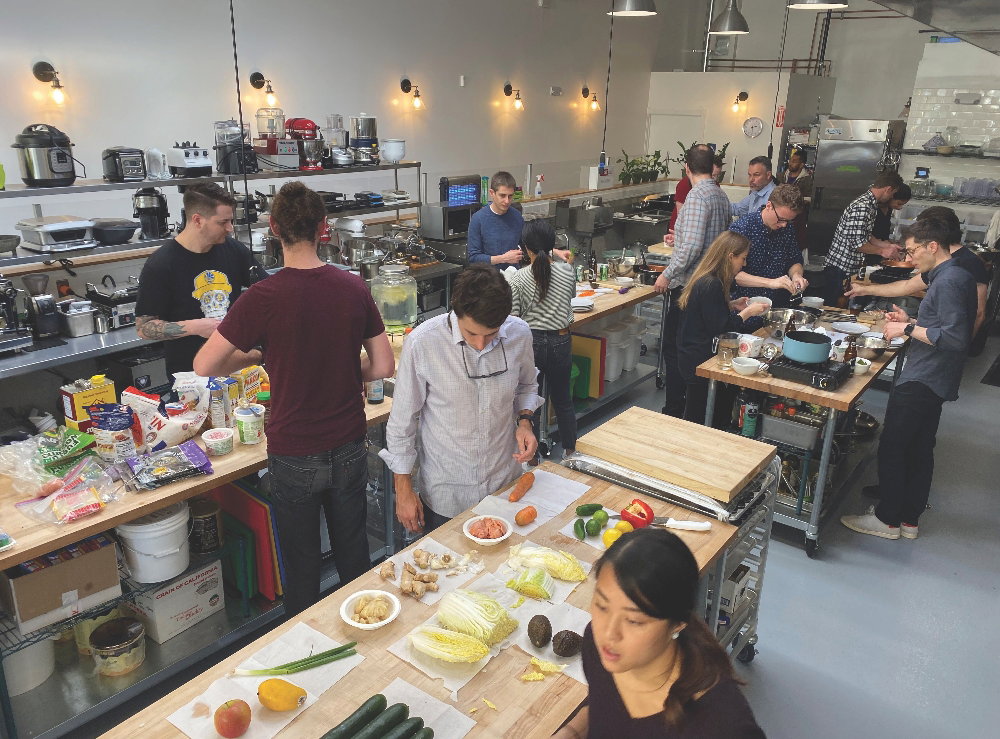 Team-building cooking class with Tyler’s Mystery Tours in Oakland