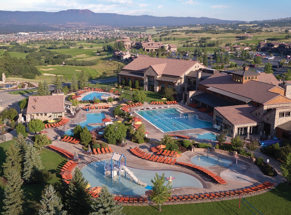 Outdoor pools at Flying Horse Resort & Club's Athletic Club & Spa. July 16, 2025