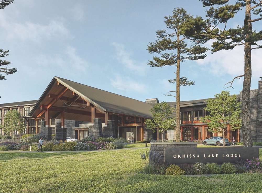 Rendering of Okhissa Lake Lodge, a destination by hyatt