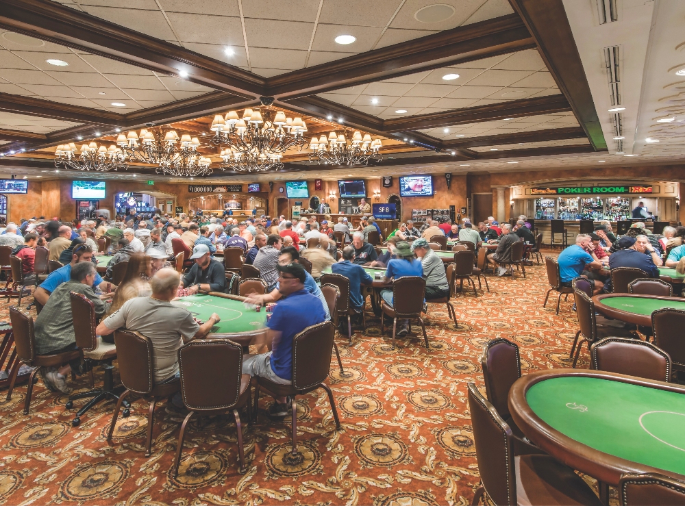 Poker room at Turning Stone Resort Casino in Verona, New York