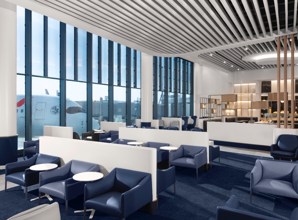 10.24.25 Air France Business Lounge in Chicago O'Hare International Airport Terminal 5