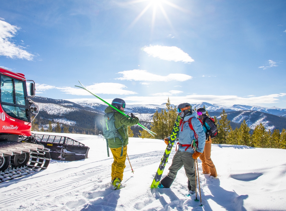 Snowcat skiing at Devil's Thumb Ranch Resort & Spa in Tabernash. December 15, 2025