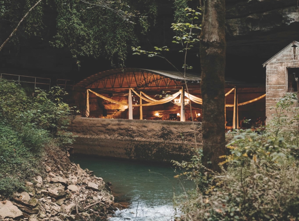 Historic Cavern Nite Club venue at Lost River Cave