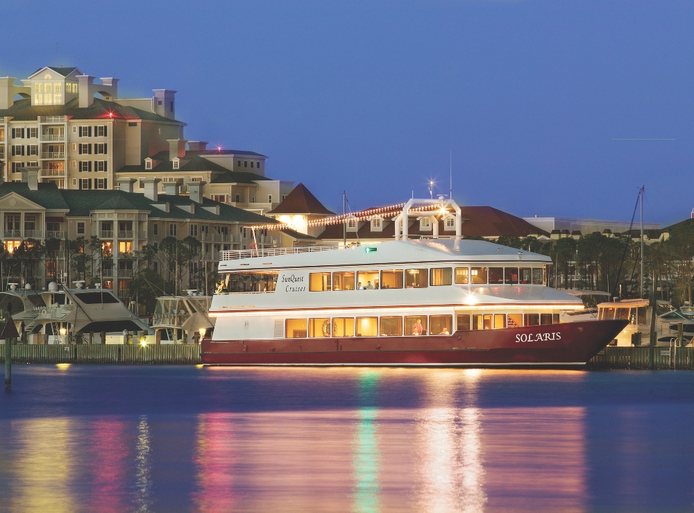 SunQuest Cruises’ Solaris yacht in Destin, Florida