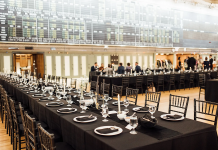 Designing Meetings That Matter: How Experience-Driven Events Are Reshaping Business Gatherings Formal dinner on the historic Grain Exchange trading floor at Coco