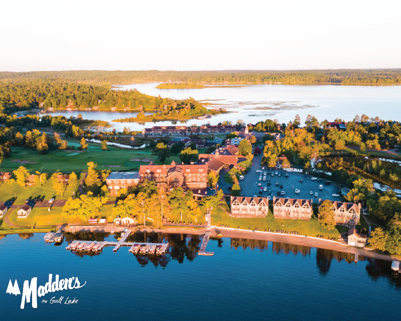 Madden’s on Gull Lake aerial photo