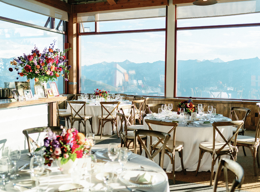 Indoor event setup in The Little Nell's Sundeck venue. March 26, 2026