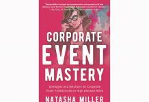 Natasha Miller Helps Planners Master Being Seen & Heard 4.20.26 Corporate Event Mastery book cover by Natasha Miller
