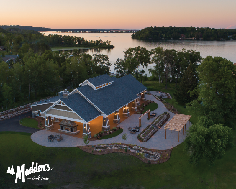 outdoor meeting pavilion at Madden's
