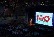 Traverse City Tourism Recognizes Award-Winning Hospitality Staff Traverse City Tourism presenting awards at its annual meeting