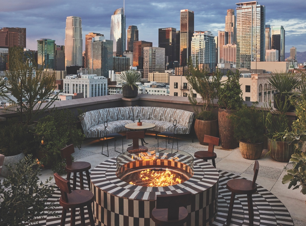 Cara Cara rooftop at Downtown L.A. Proper Hotel