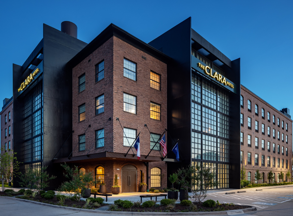 The Clara Hotel exterior in Plano. July 31, 2026