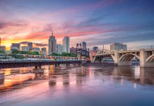 How St. Paul’s Walkability Saves Time, Budget & Sanity Saint Paul, Minnesota, USA. Cityscape image of downtown St. Paul