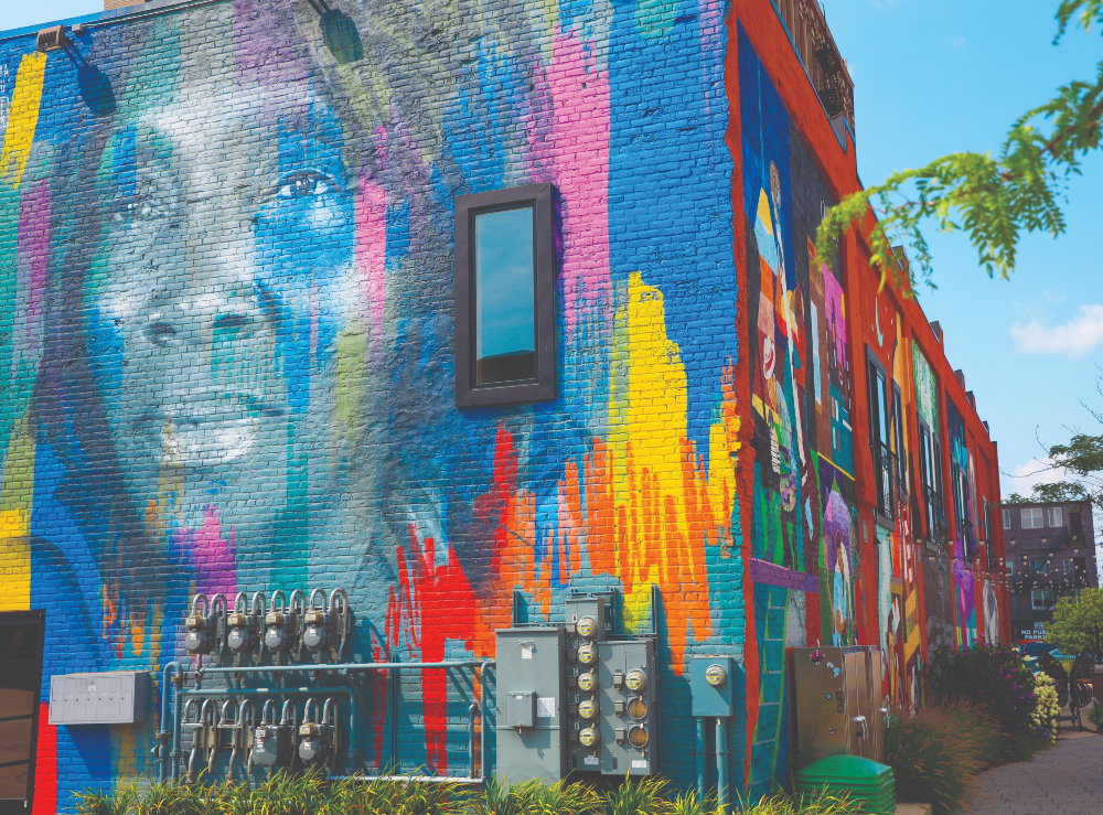 Wanda "Mama Tutu" Beavers Mural, Jackson, Michigan