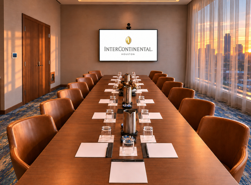 Yaupon Boardroom at InterContinental Houston. August 10, 2026