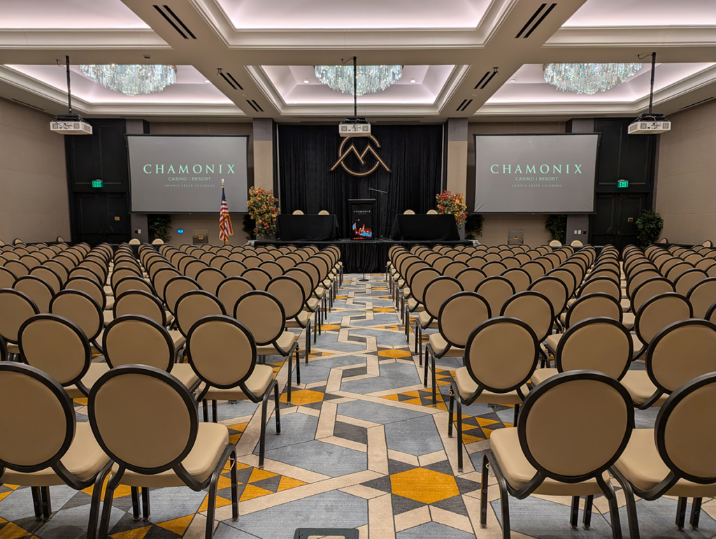 Chamonix Casino Resort ballroom meeting
