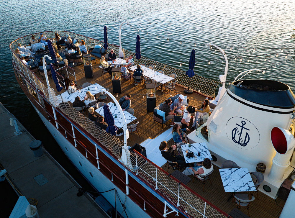 Event aboard The Northwind Experience, a new venue opened in Marina del Rey on a historic yacht 