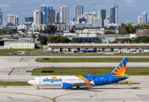 Skytrax World Airline Awards Honor Allegiant as the Best Low-Cost Airline in North America 10.2.26 Allegiant Air jet taxiing at Ft Lauderdale-Broward International Airport in Florida in 2025 Skytrax World Airline Awards named Allegiant the top low-cost carrier in North America in September