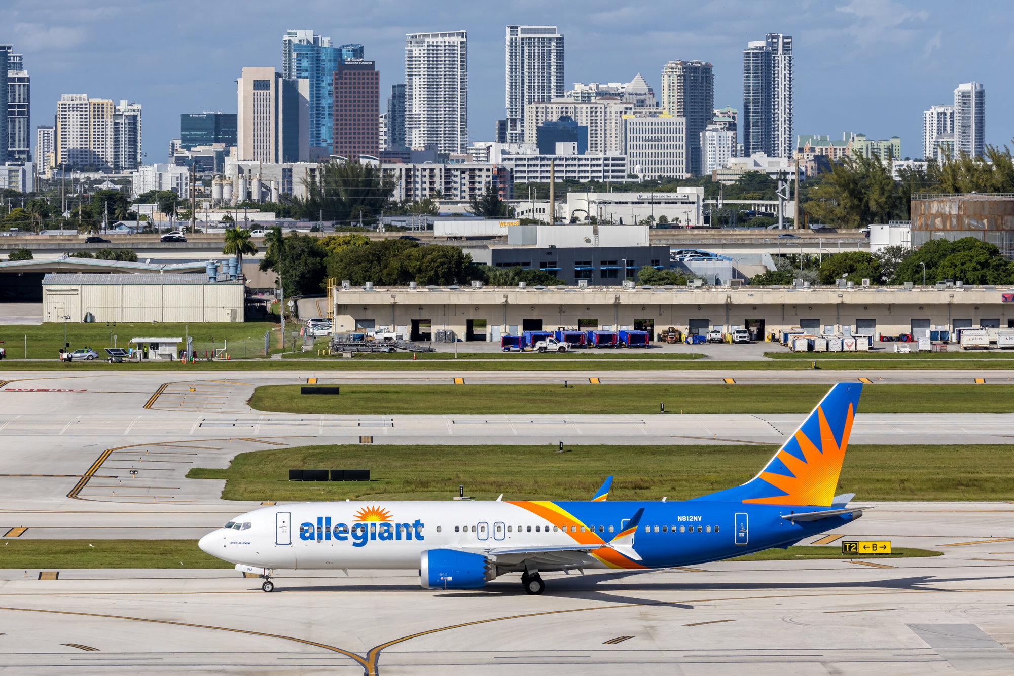 Skytrax World Airline Awards Honor Allegiant as the Best Low-Cost Airline in North America 10.2.26 Allegiant Air jet taxiing at Ft Lauderdale-Broward International Airport in Florida in 2025 Skytrax World Airline Awards named Allegiant the top low-cost carrier in North America in September